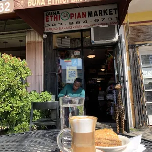 the outside of the restaurant