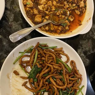 Shanghai Thick Chow Mein Ma Po Tofu Spicy Soft Tofu