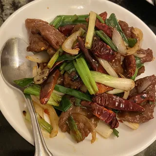 Mongolian Beef Spicy