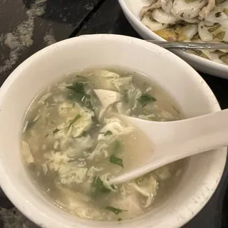 Chinese Spinach and Tofu Soup