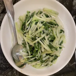 Sauteed Bok Choy Sprouts