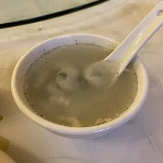 Small Mochi in Rice Wine Sauce