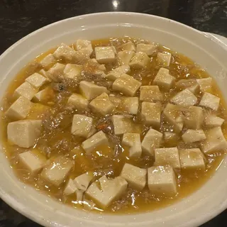Soft Tofu in Crab Sauce