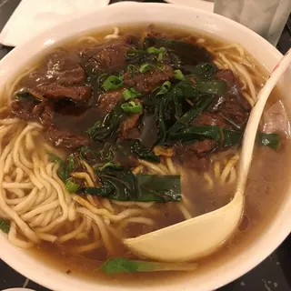 Soy Sauce Beef and Noodle in Soup
