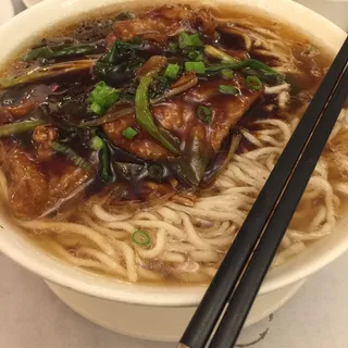Pork Chop Noodle Soup