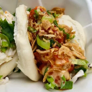 Fried Shrimp Bao