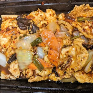 Spicy garlic chicken