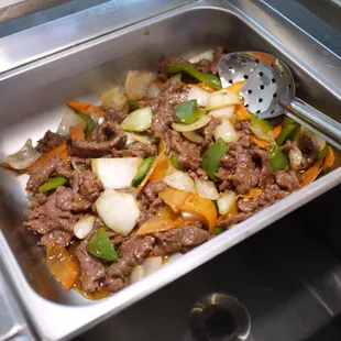 Stir fry beef (lunch box entree)