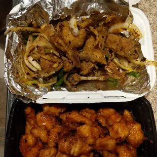 Take our chicken wings and general tso&apos;s chicken, not good at all