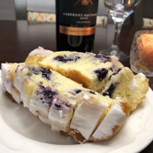 Lemon blueberry bread