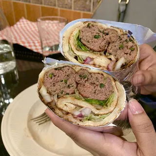 Beef Seekh Kabab Roll