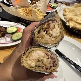 Chicken Malai Boti Roll