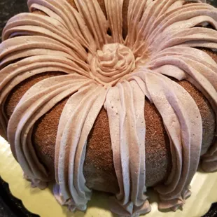 10inch Pumpkin Spice Bundt with cinnamon cream cheese frosting