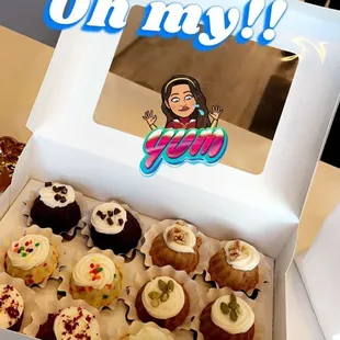 an open box of bundteas