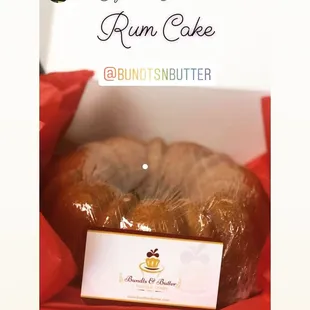 Signature Rum Cake