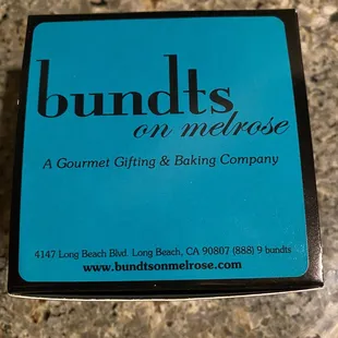 a box of bundts