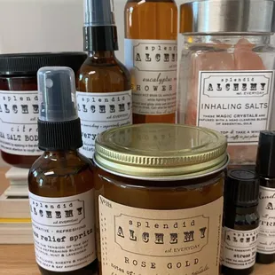 Handmade aromatherapeutic goods
