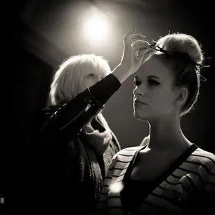 Editorial and special project hairdressing and make-up styling services.