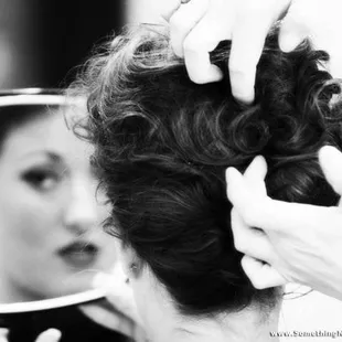 Bridal Atelier hairdressing and make-up services.