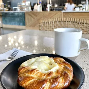 Cheese Danish and Coffee