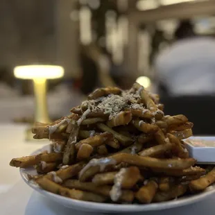 Mountain of truffle fries