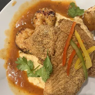 Fish Shrimp & Grits