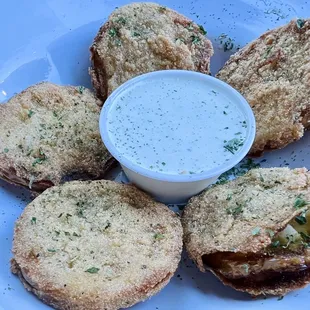 Fried green tomatoes