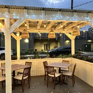 Patio on Rose street
