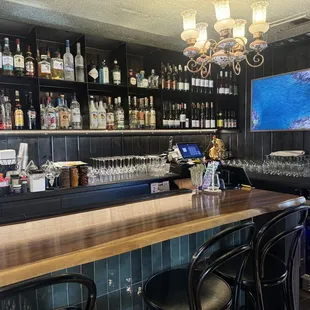 Beautiful renovated bar.
