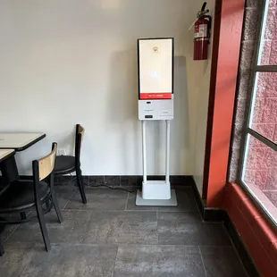 Kiosk off to the corner (not working at the time of this post)