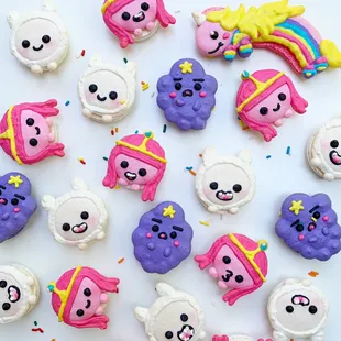 Adventure Time macarons