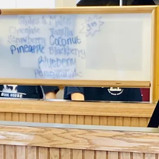 Shake flavors on 07/09/22