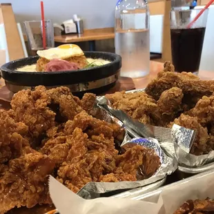 Kimchi Fried Rice, Whole Chicken, Sweet Potato Fries
