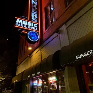 the neon sign