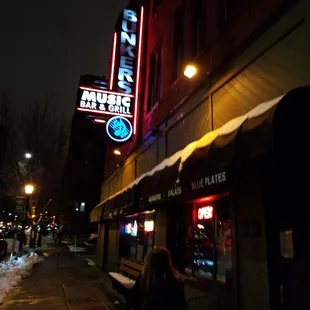 the neon sign