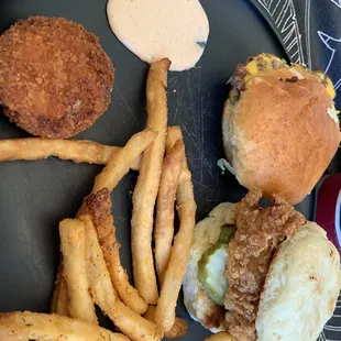 a plate of food