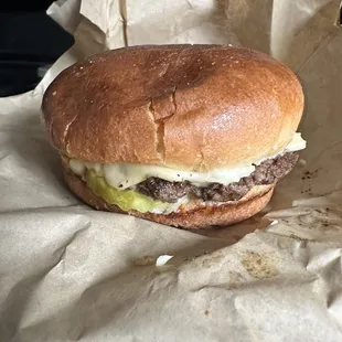 Baseline Burger-add pepper jack cheese