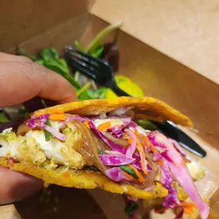 Snapper plantain sandwich