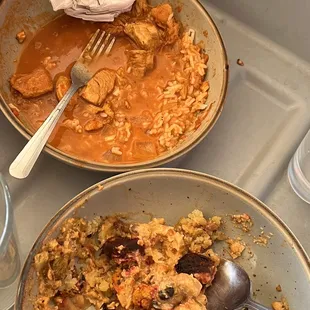 Another persons bowl 3/4 thrown away as well