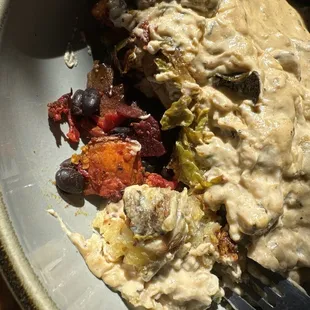 All the roasted veg goodness!