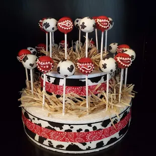 Cow Cake Pops