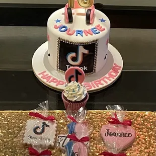 TikTok Birthday Cake