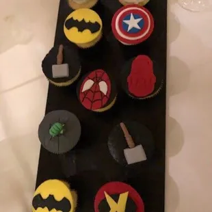 Marvel cupcakes