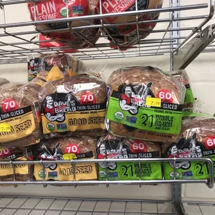 Dave's organic bread $2.99