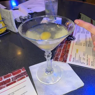 Dirty martini