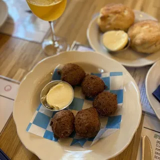 Unicorn Pink Cornmeal Hush Puppies