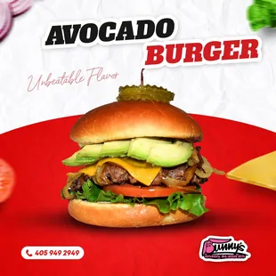 Avocado burger