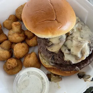 Mushroom burger