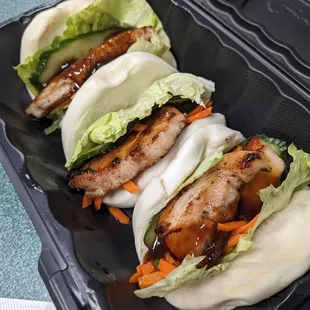 Pork bao buns