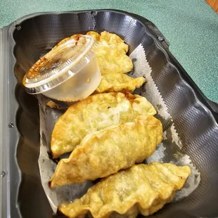 Fried beef dumplings
